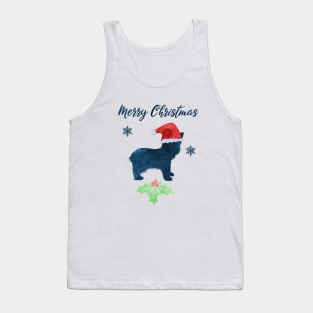 Christmas Yorkie - Yorkshire Terrier Art Tank Top